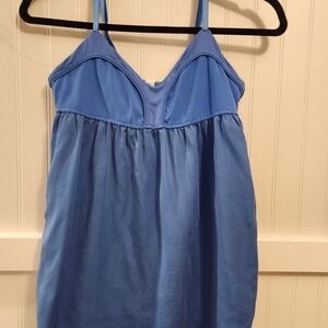 Lululemon Athletica Azure Blue Find Bliss Tank